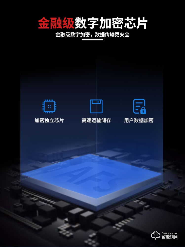 奥富仕智能锁 F8指纹锁家用防盗门智能锁