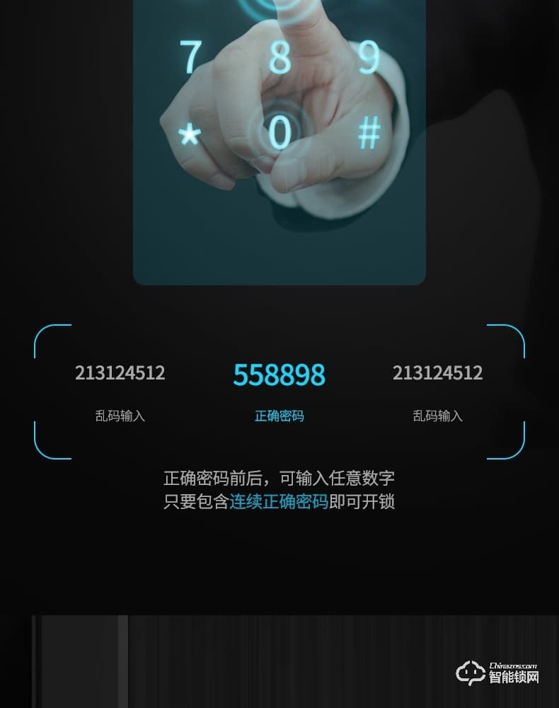 Housetek智能锁 H15防盗门木门智能门锁