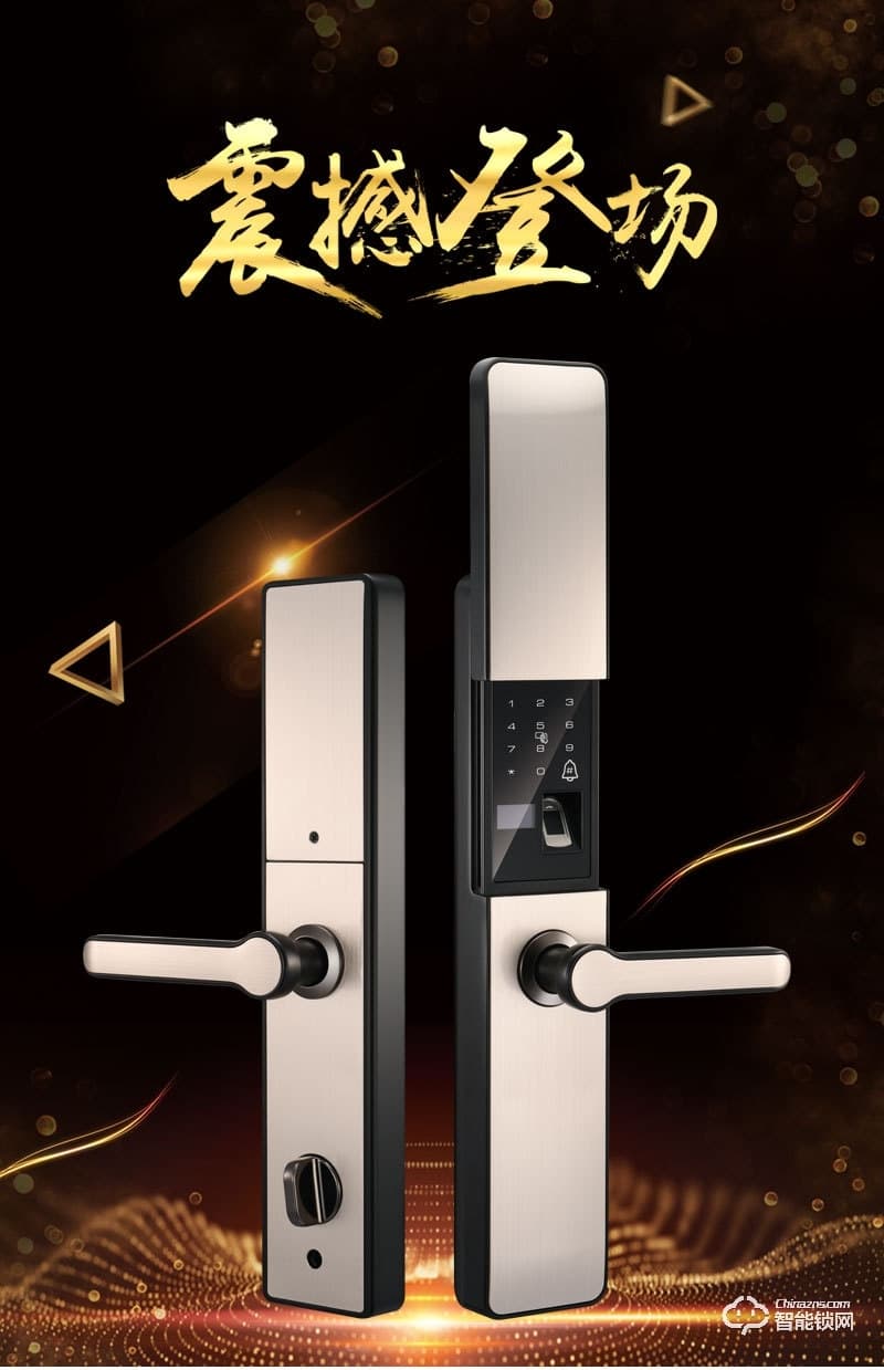 普利邦智能锁 防盗门锁远程全自动锁