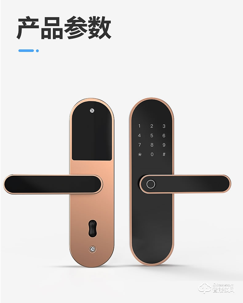 巴奈特智能锁 Q2B家用防盗门密码锁智能锁