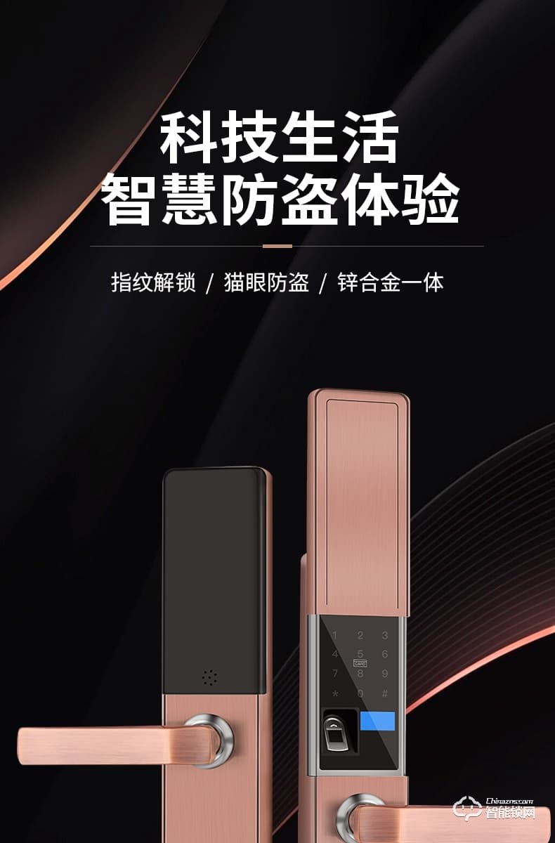 巴奈特智能锁 807家用防盗门智能锁