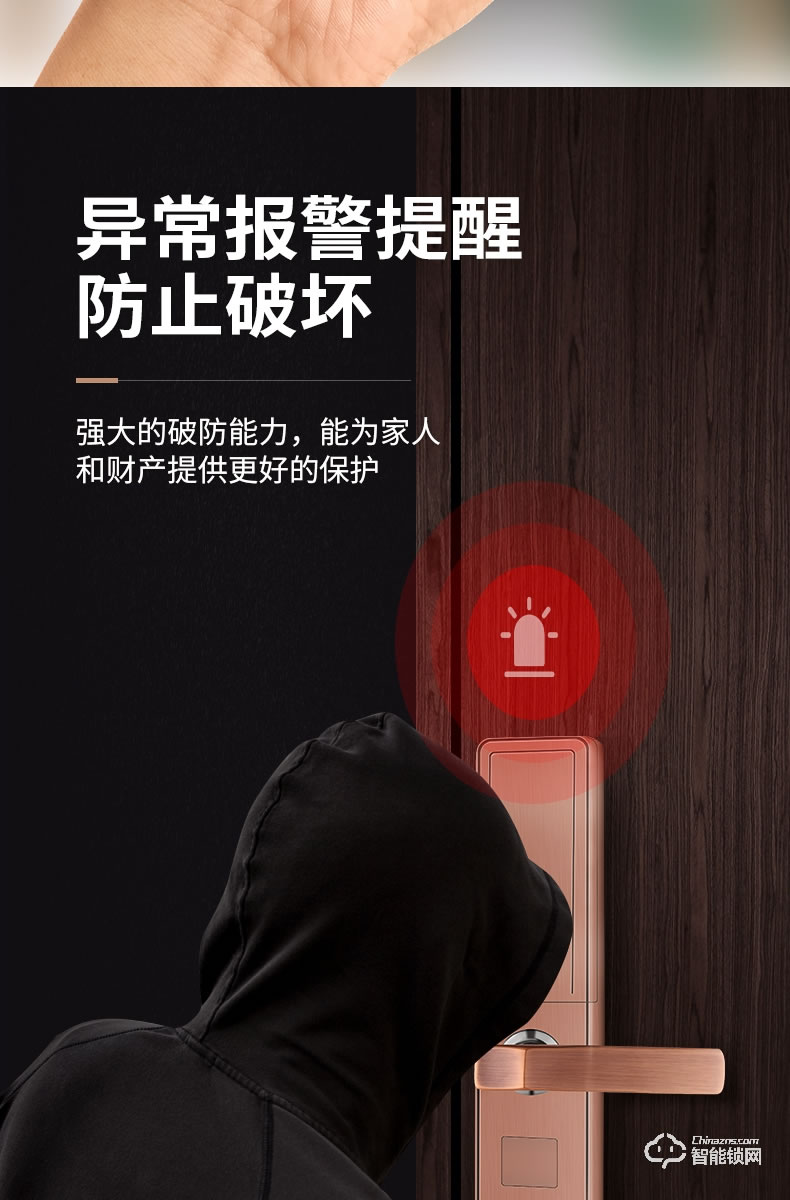巴奈特智能锁 807家用防盗门智能锁