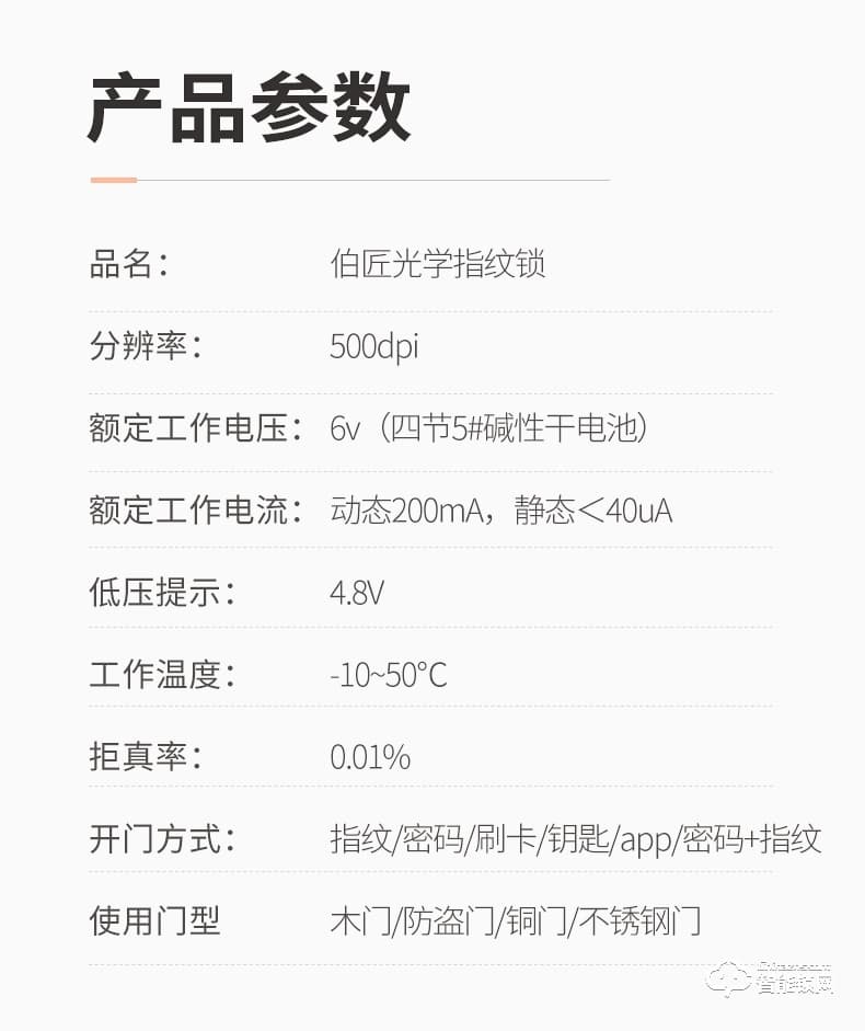 巴奈特智能锁 807家用防盗门智能锁