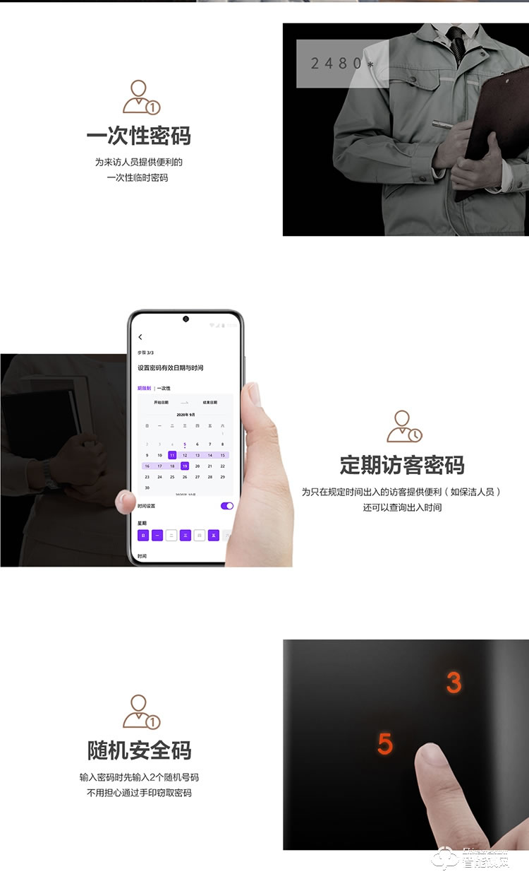 三星智能锁 SHP-P72家用防盗门锁智能锁