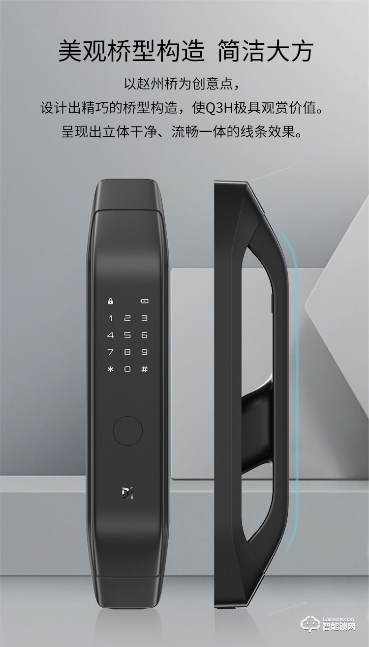德施曼智能锁 Q3H家用防盗门全自动智能锁