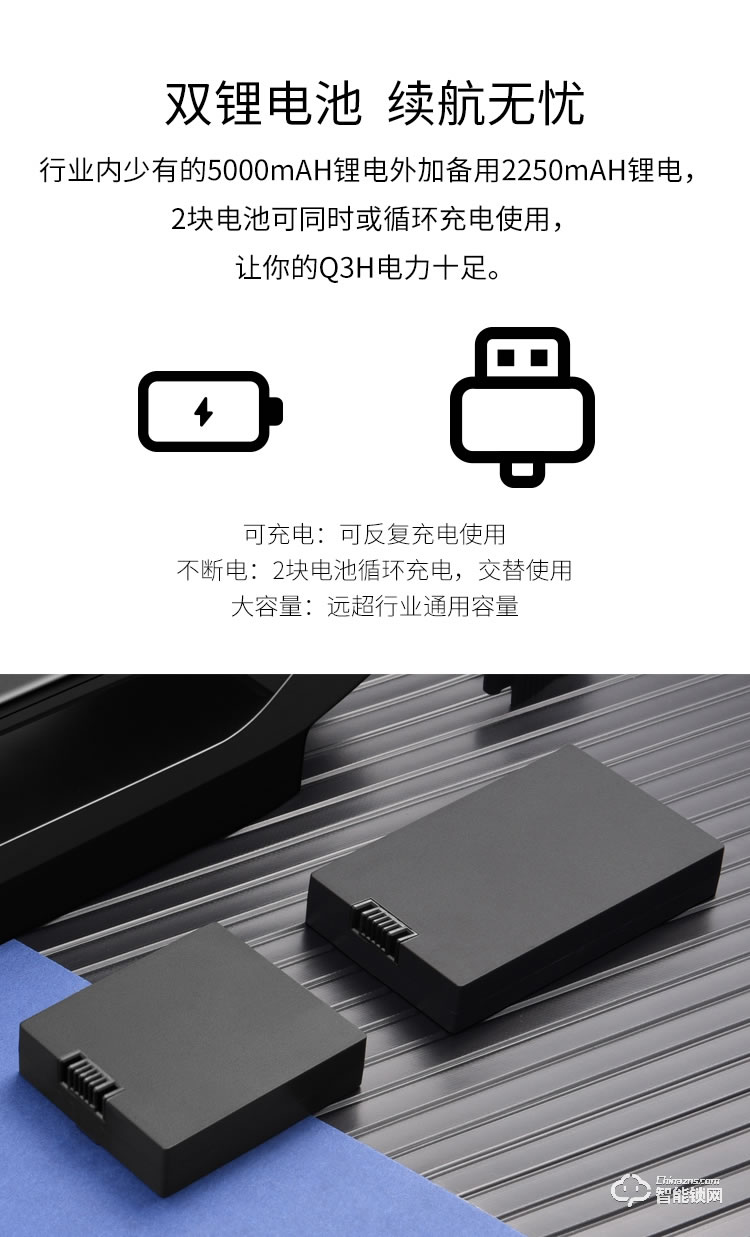 德施曼智能锁 Q3H家用防盗门全自动智能锁