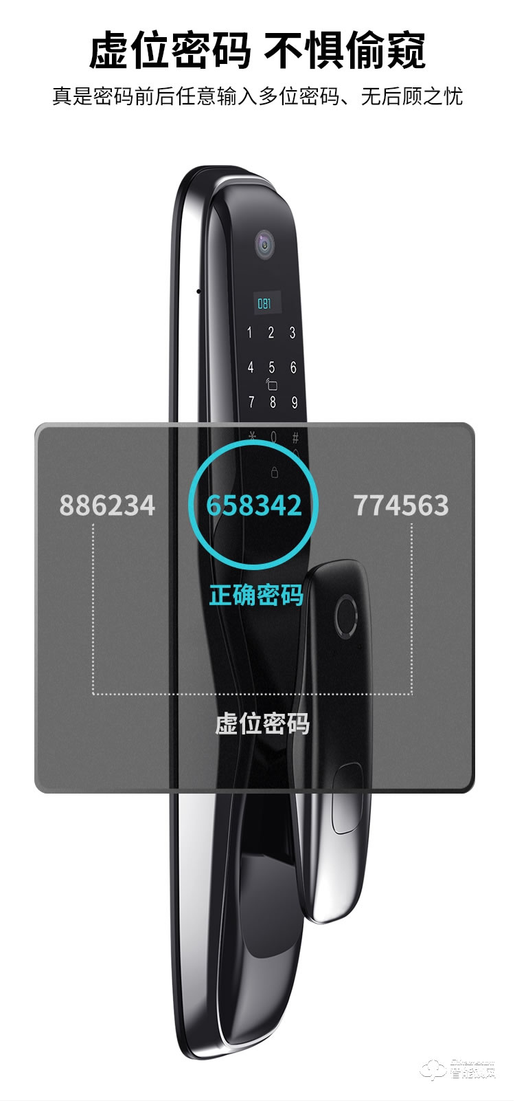 九科智能锁 至尊二号猫眼可视监控手机远程锁