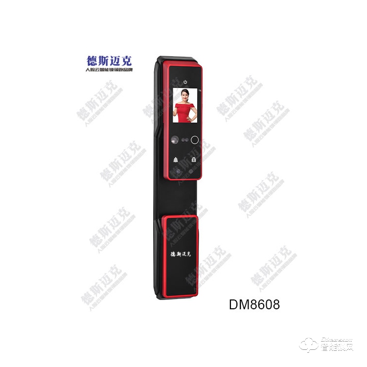 德斯迈克智能锁 DM8608人脸识别门锁智能锁指纹锁