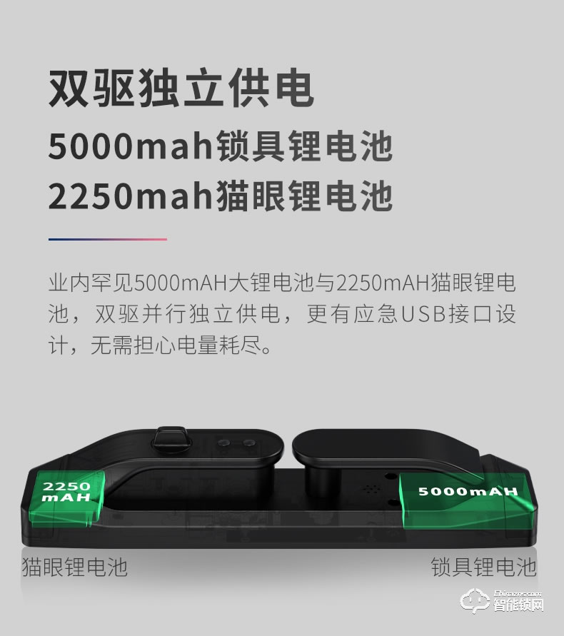德施曼智能锁 Q5M全自动猫眼智能指纹锁