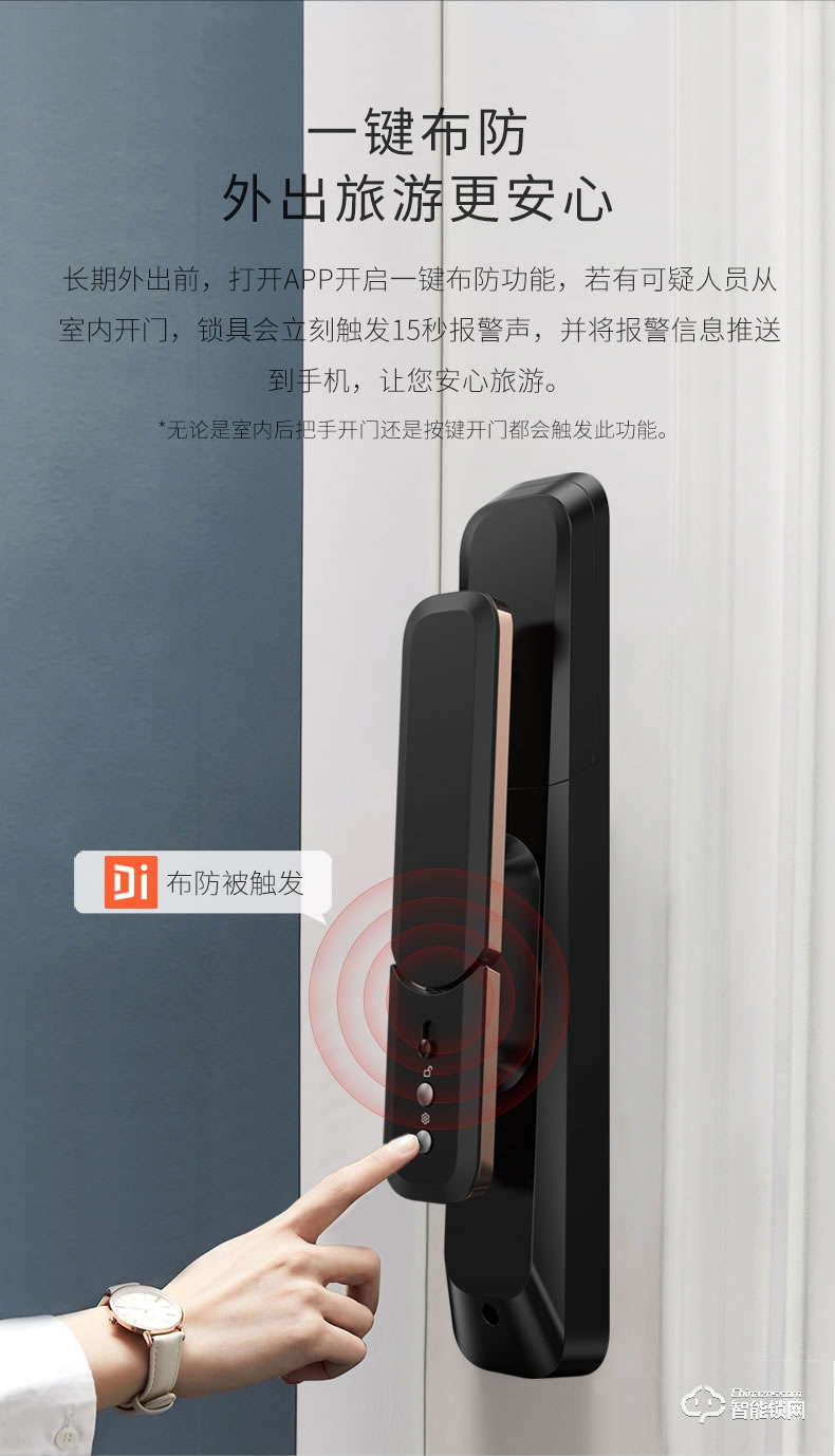 德施曼智能锁 R8家用3D人脸智能视频锁