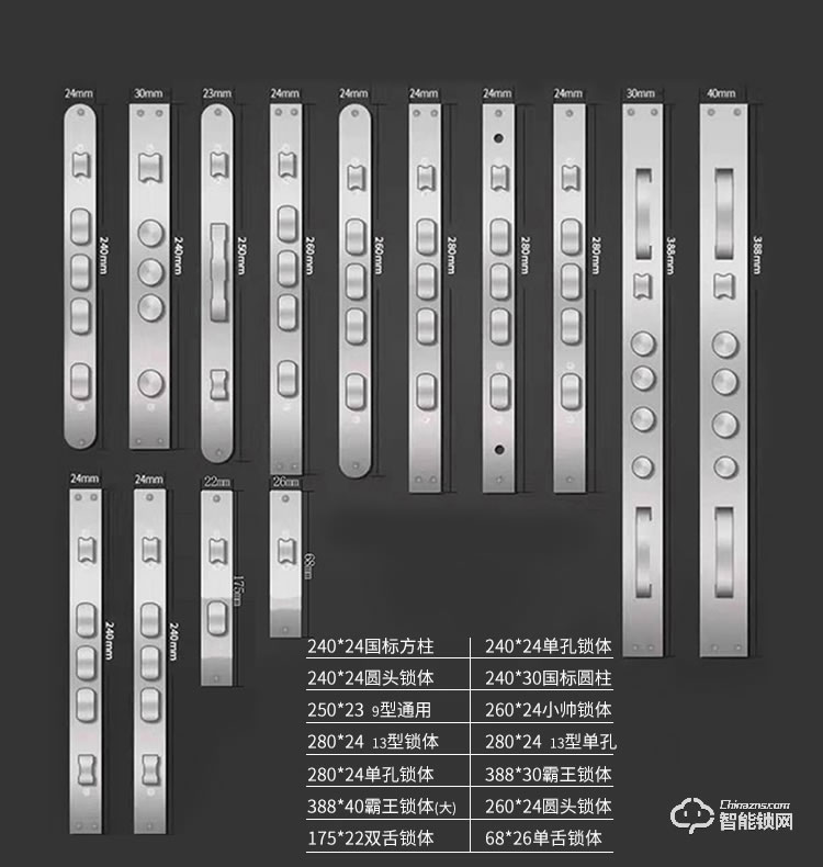 乐固智能锁 F2大拉手豪华别墅式智能锁