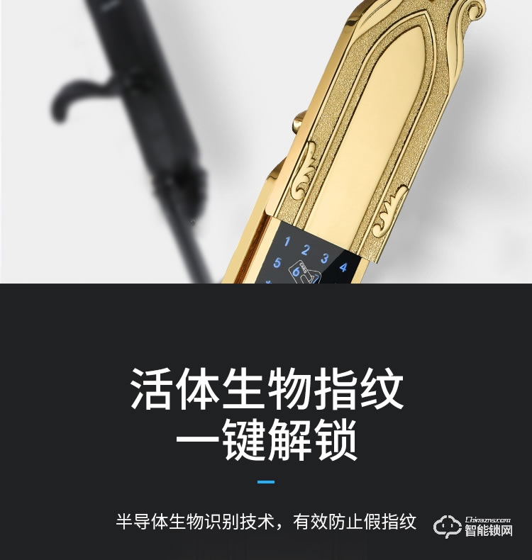 乐固智能锁 F2大拉手豪华别墅式智能锁