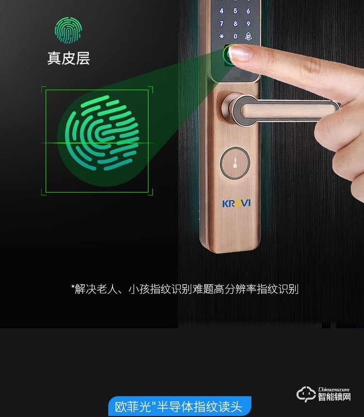 科罗威智能锁 KLV-G01防盗锁密码刷卡锁