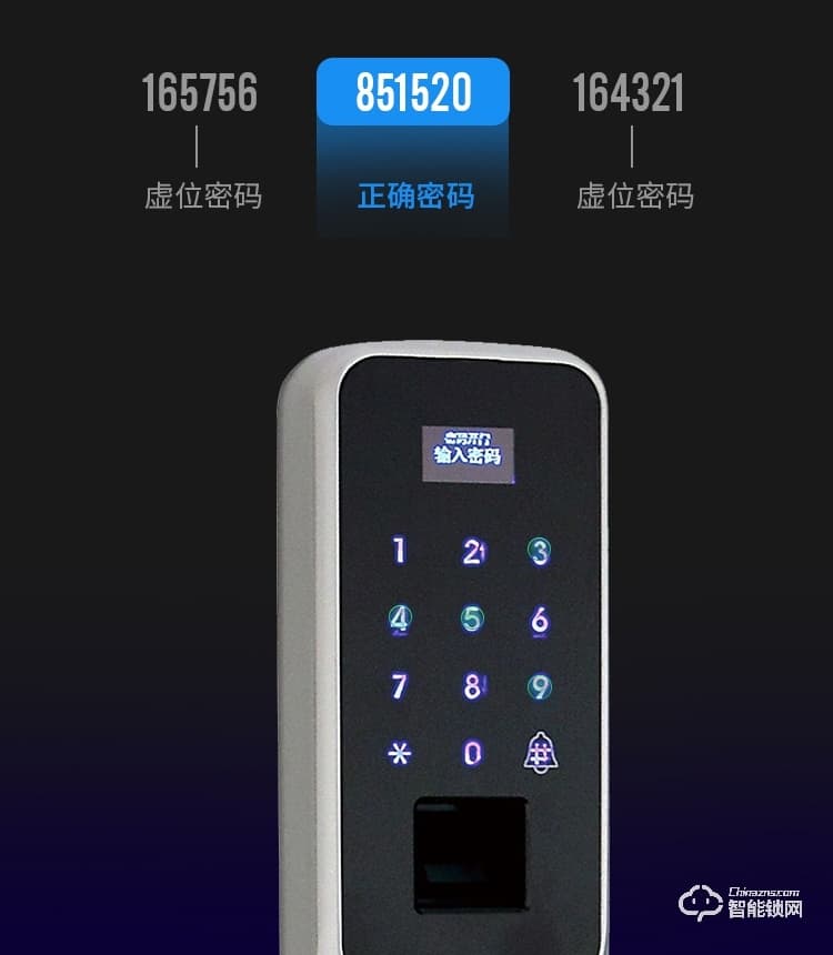 科罗威智能锁 KLV-G01防盗锁密码刷卡锁