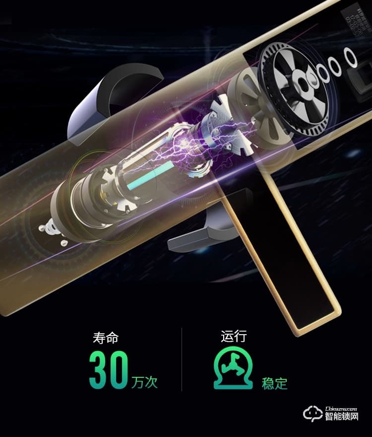 科罗威智能锁 KLV-G02时尚直板密码锁智能门锁