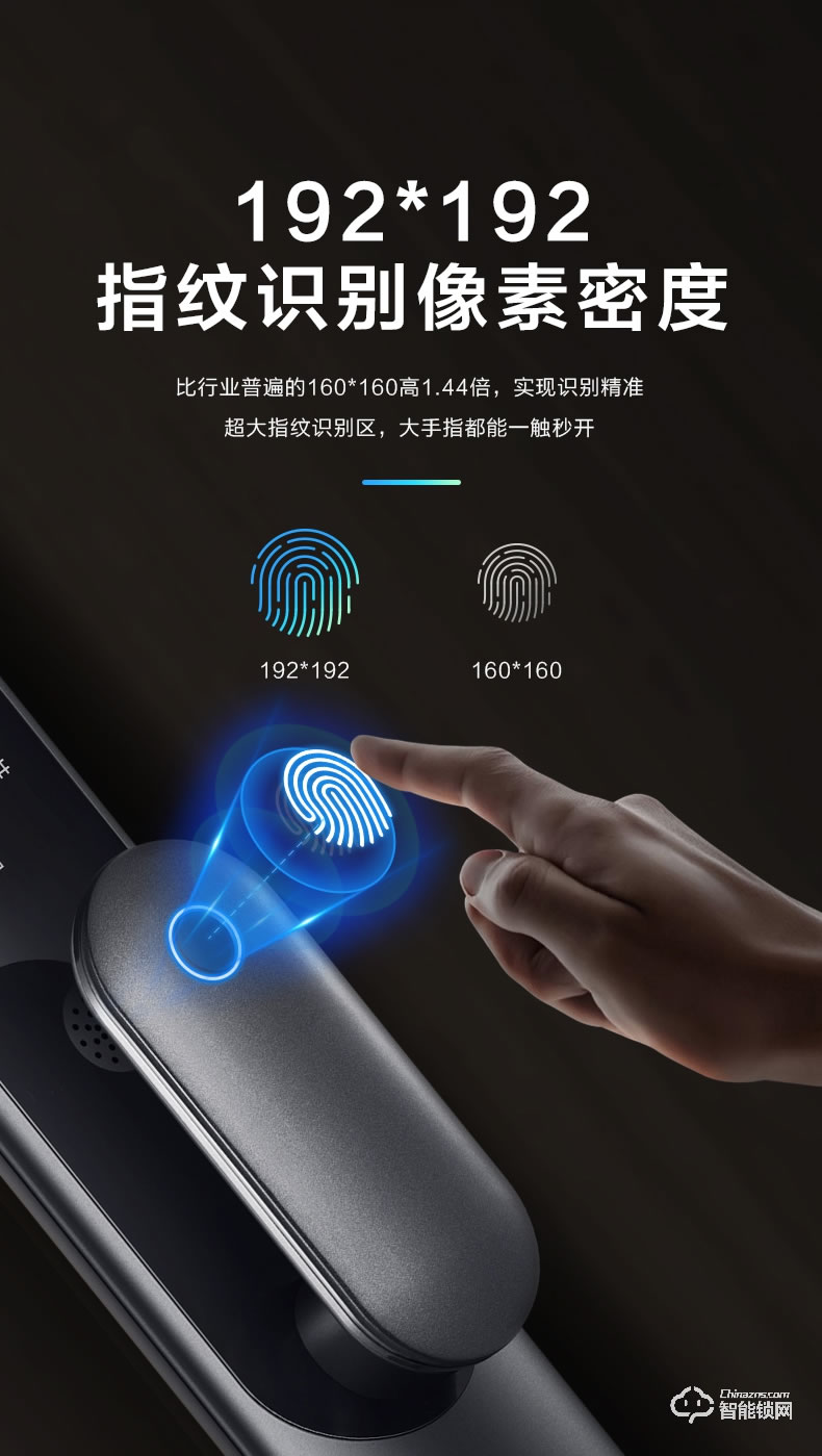 TCL智能锁 K6P家用防盗门推拉式电子密码锁