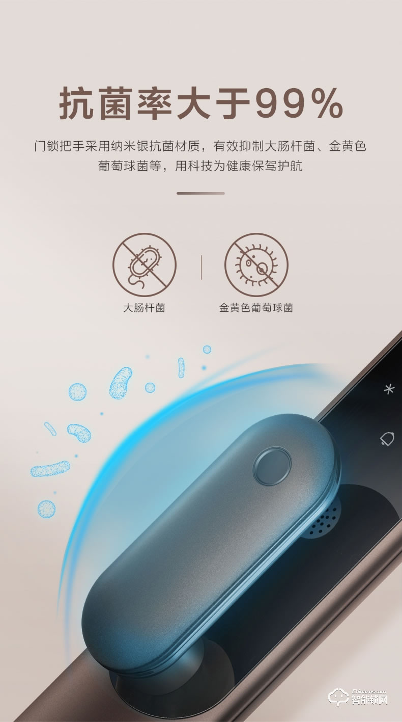 TCL智能锁 K6C全自动防盗门锁推拉式密码锁