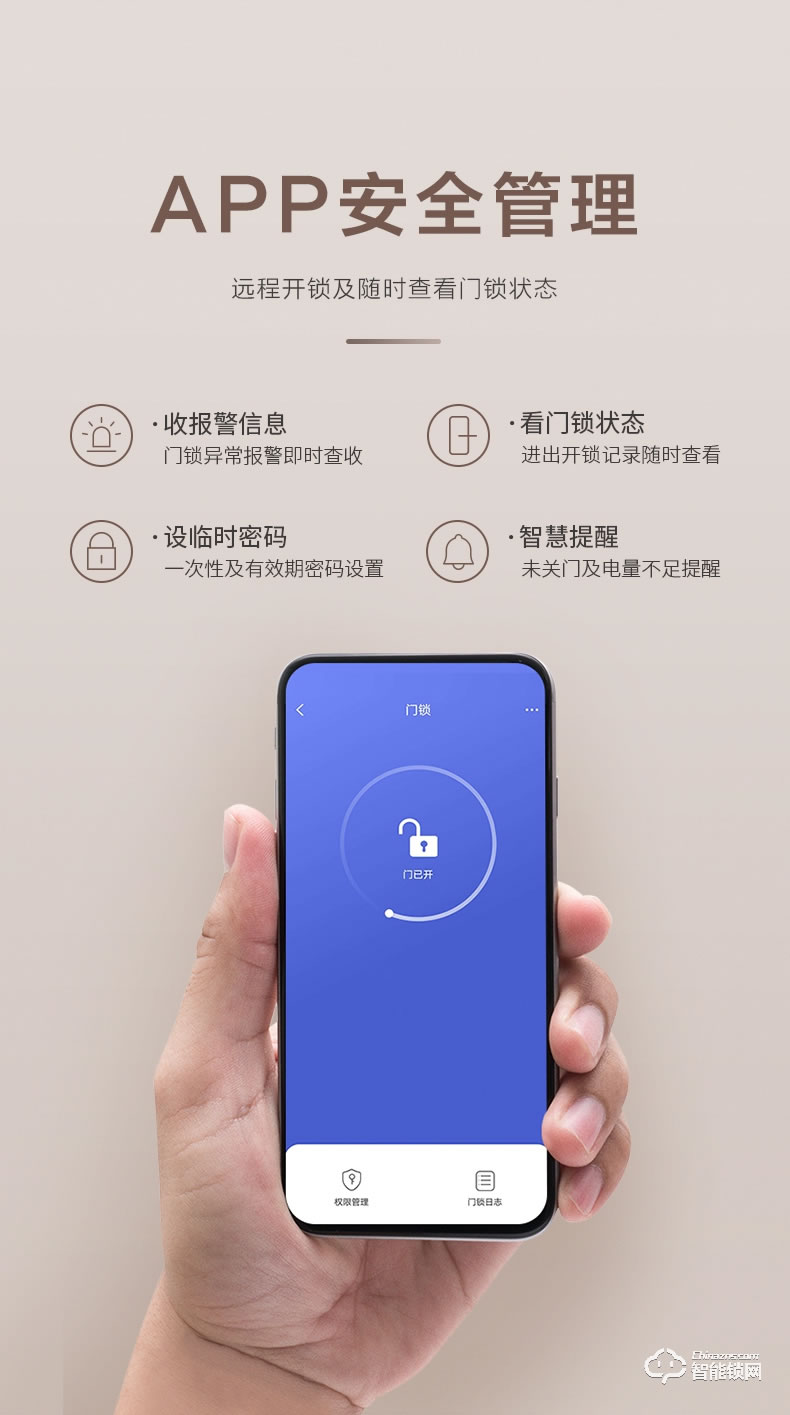 TCL智能锁 K6C全自动防盗门锁推拉式密码锁