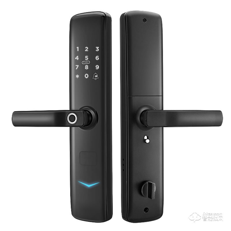 蓝君智能锁 一握开指纹锁家用防盗门锁
