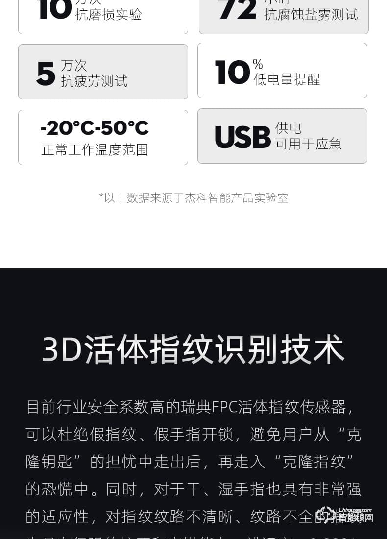 杰科智能锁 K1家用防盗门密码锁智能门锁