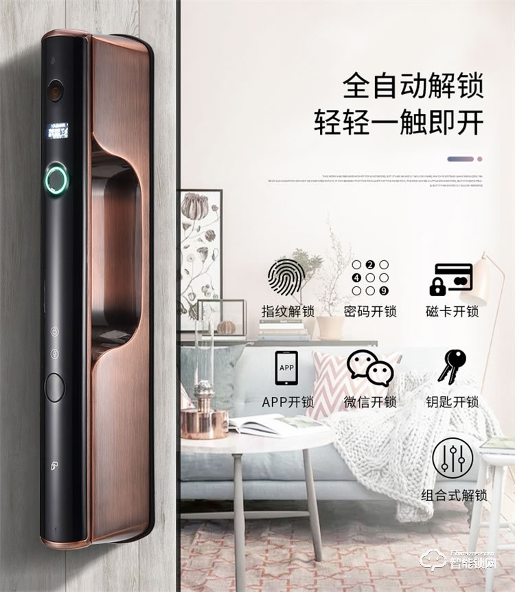 大禹智能锁 天体一号全自动智能指纹锁电子锁