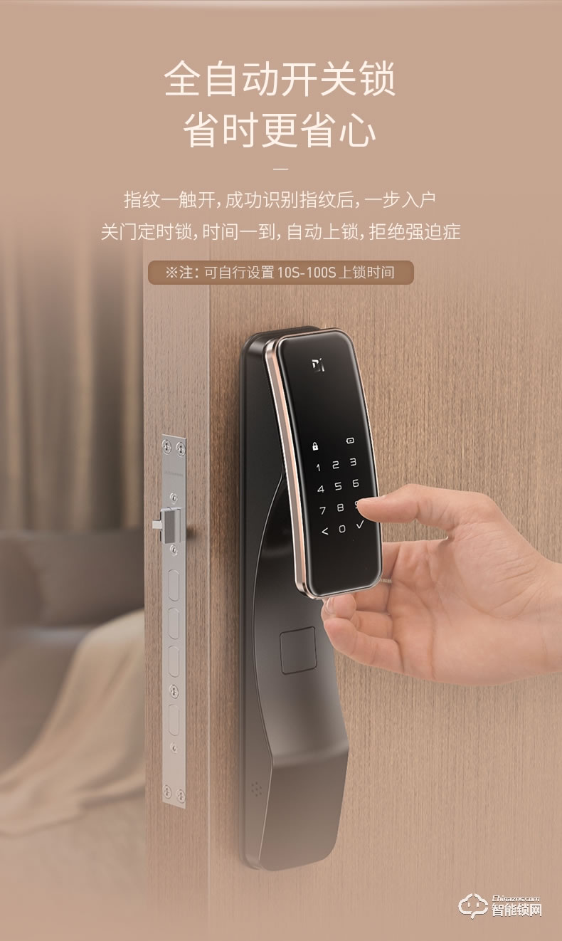 德施曼智能锁 天鹅Q2全自动WiFi智能锁