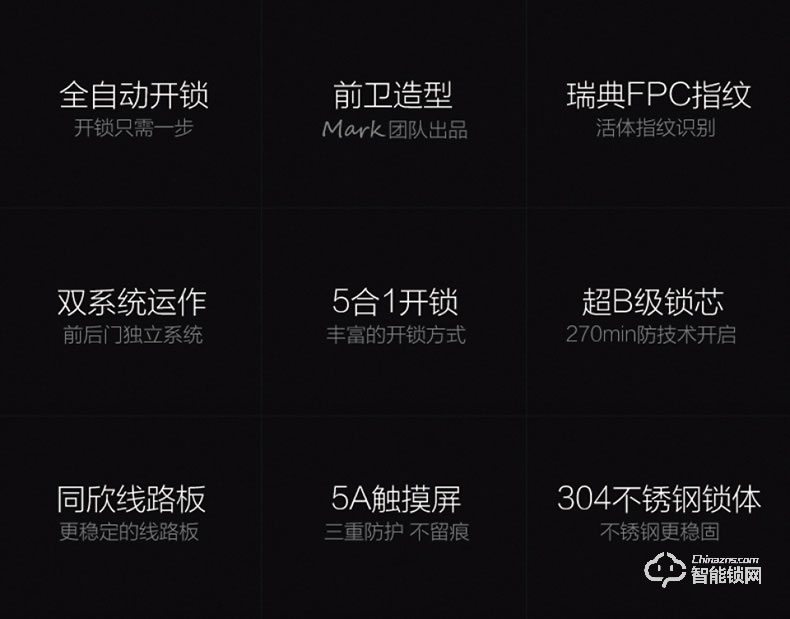 朗菲智能锁 全自动远程防盗门智能锁