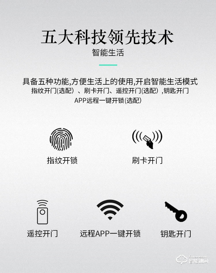银驰智能锁 户外免布线防水锁