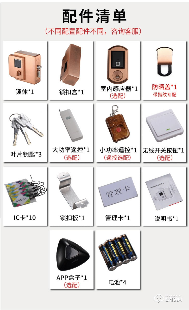银驰智能锁 户外免布线防水锁