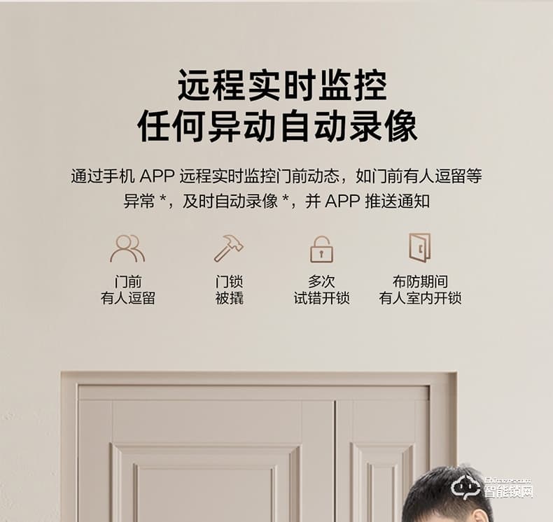 鹿客智能锁 R1M猫眼智家用防盗门电子锁