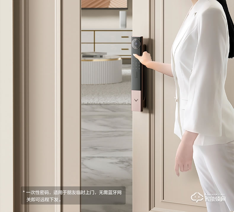 鹿客智能锁 R1M猫眼智家用防盗门电子锁