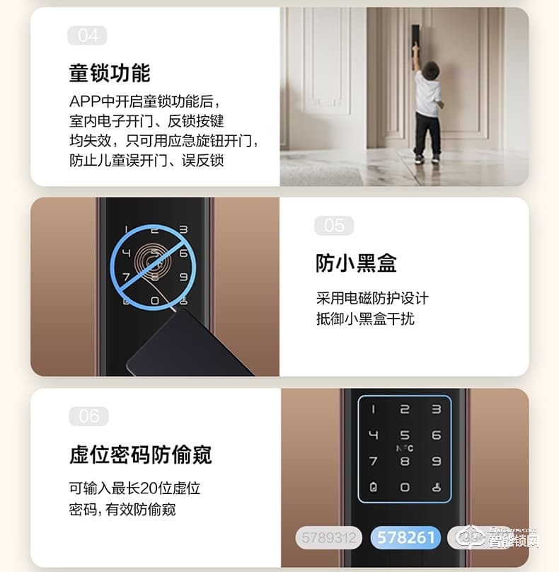 鹿客智能锁 R1M猫眼智家用防盗门电子锁