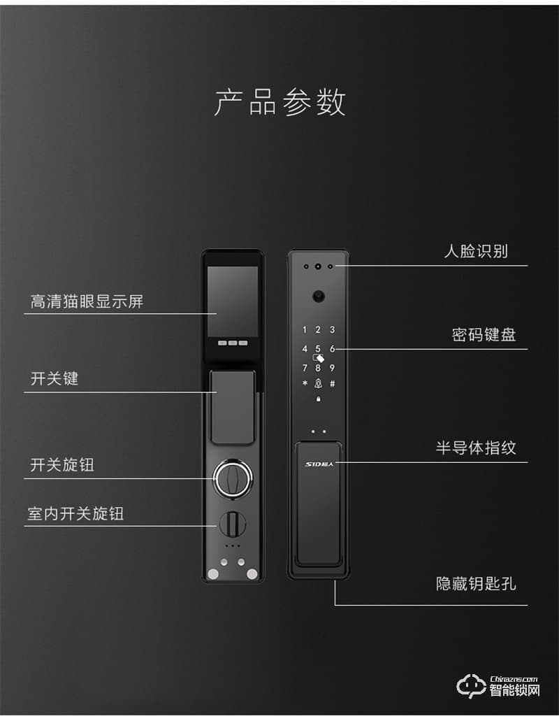 超人智能智能锁 瑞典FPC指纹传感器