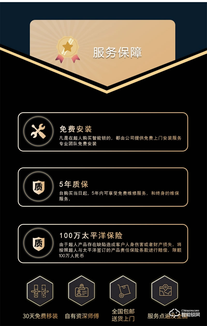 超人智能智能锁 瑞典FPC指纹传感器