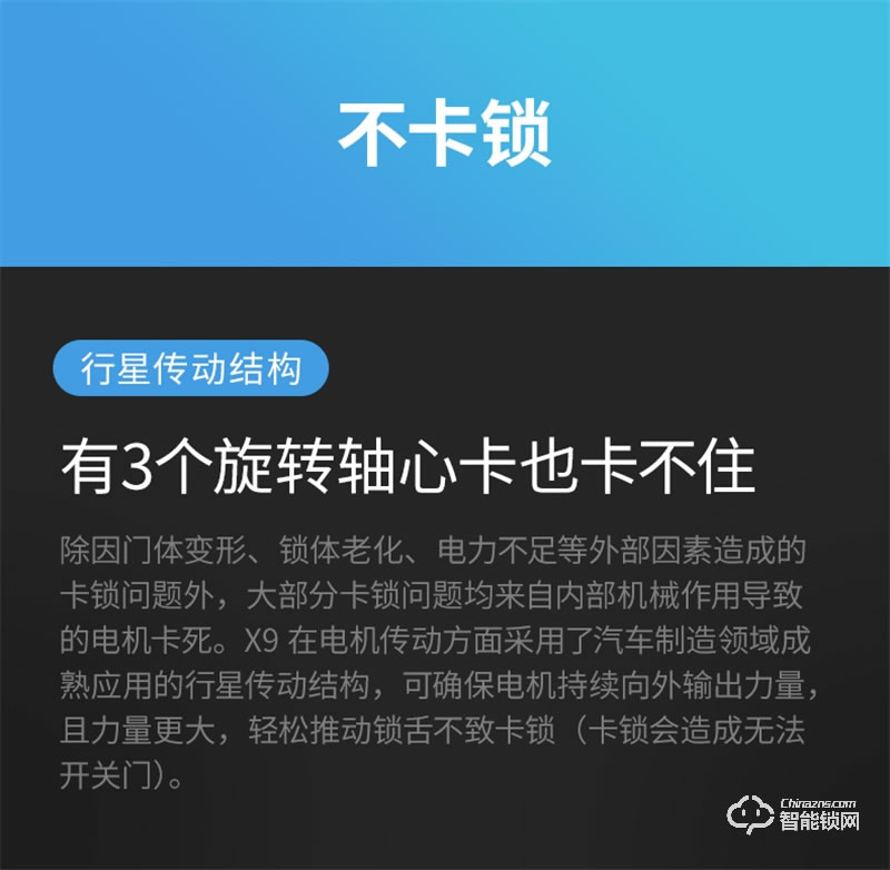 凯迪仕X9智能锁 家用防盗门智能锁电子门锁