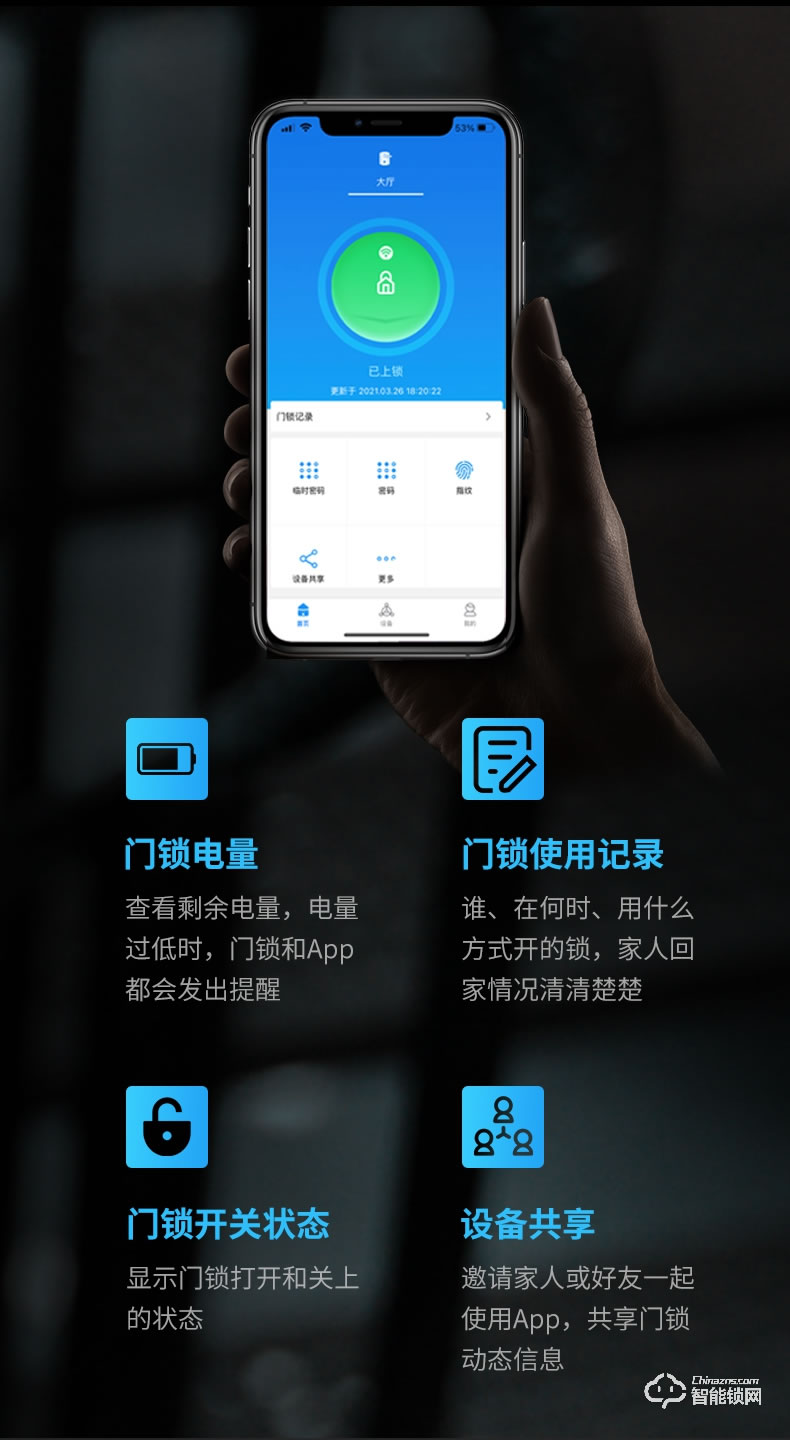 凯迪仕智能锁 K9-F指纹锁3D人脸识别密码锁