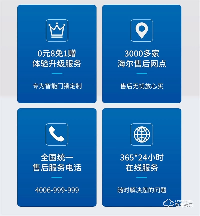 海尔智能门锁P66 家用防盗门智能锁密码锁