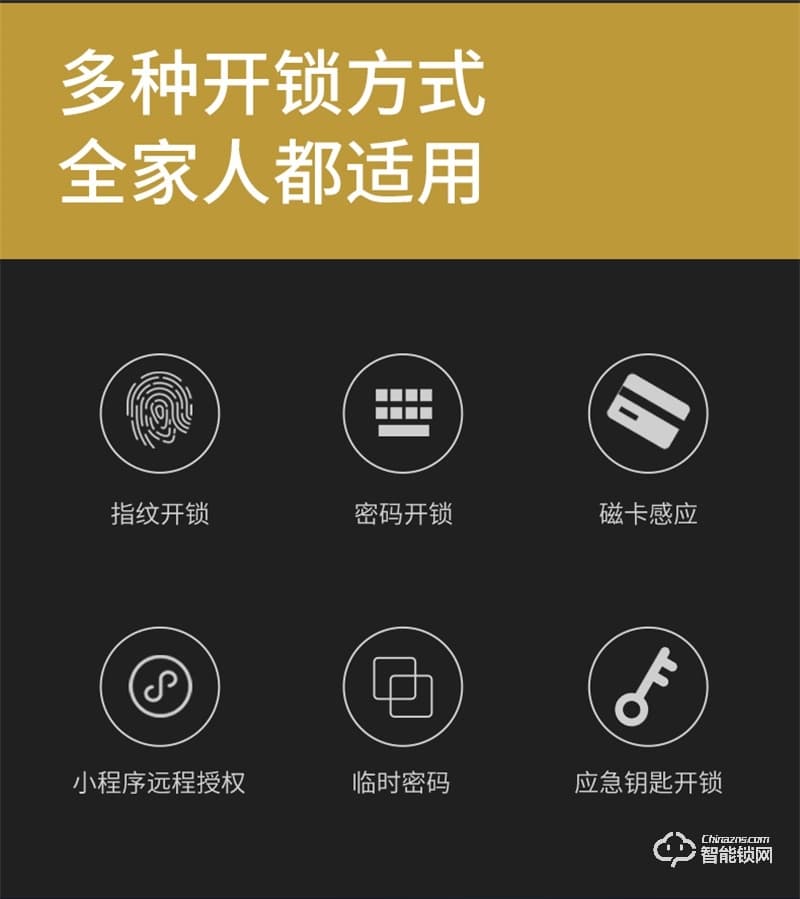 玥玛2022新款指纹锁FP-DSO2 密码远程家用智能锁