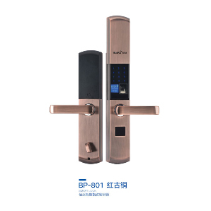 佰派智能锁 BP-801滑盖指纹密码锁 APP控制
