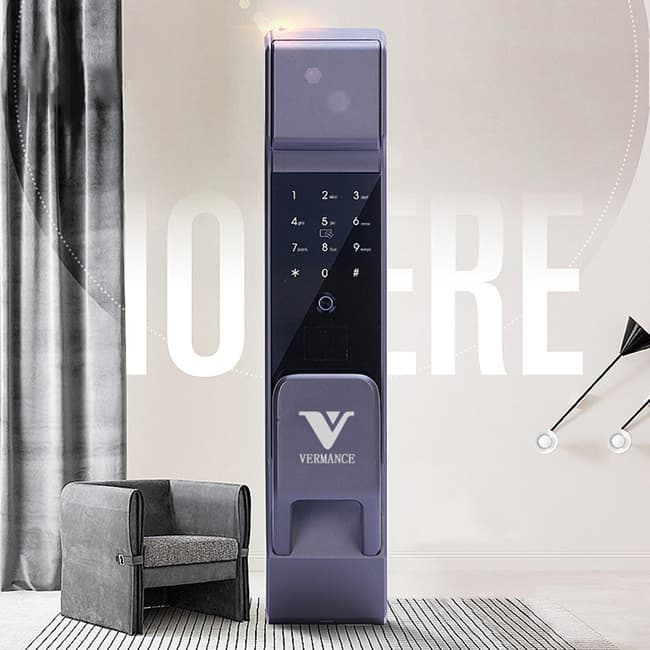 维曼斯智能锁 V9全自动推拉式家用智能锁