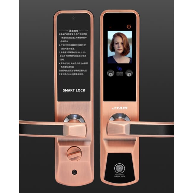 珈门智能锁 JM-A6家用防盗门刷脸智能门锁