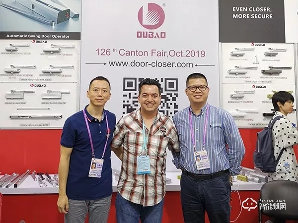 2019年秋季广交会拉开帷幕，瓯宝智能锁盛装出席