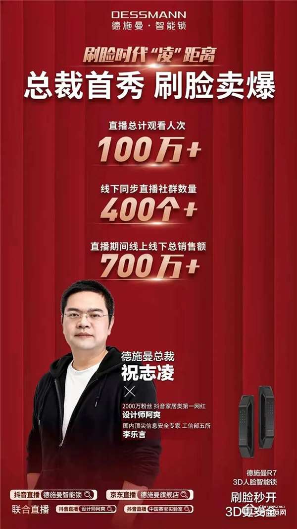 德施曼总裁祝志凌荣获“2020年中国家居品牌力量榜·追光领袖”