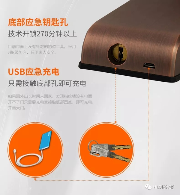 豪力士智能指纹锁为你解说智能密码锁D3668