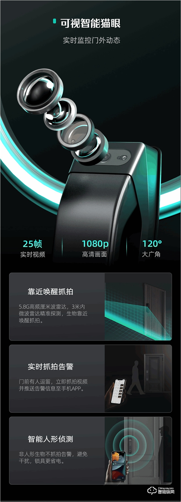 猫眼AI指静脉，老人小孩都好用，德施曼新品Q5MS