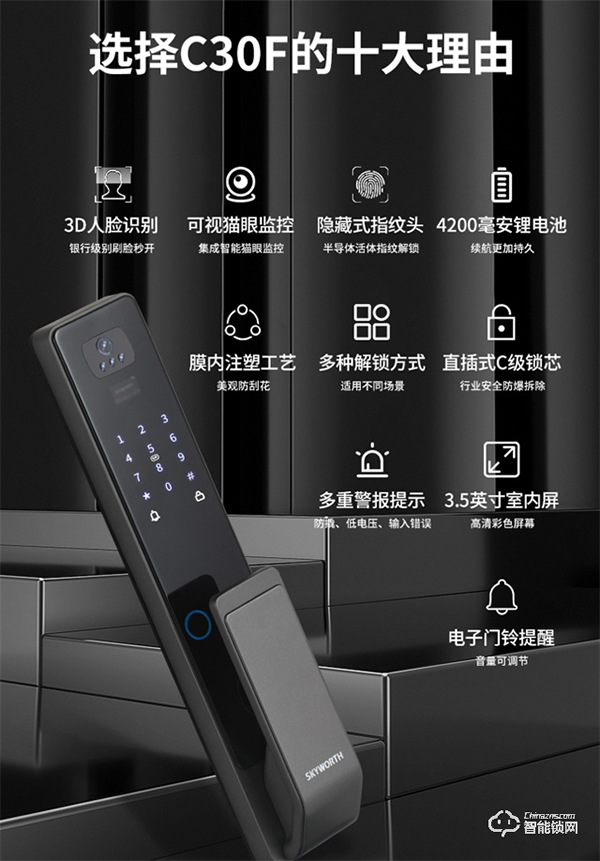 创维智能锁4大安全功能，你知道吗？