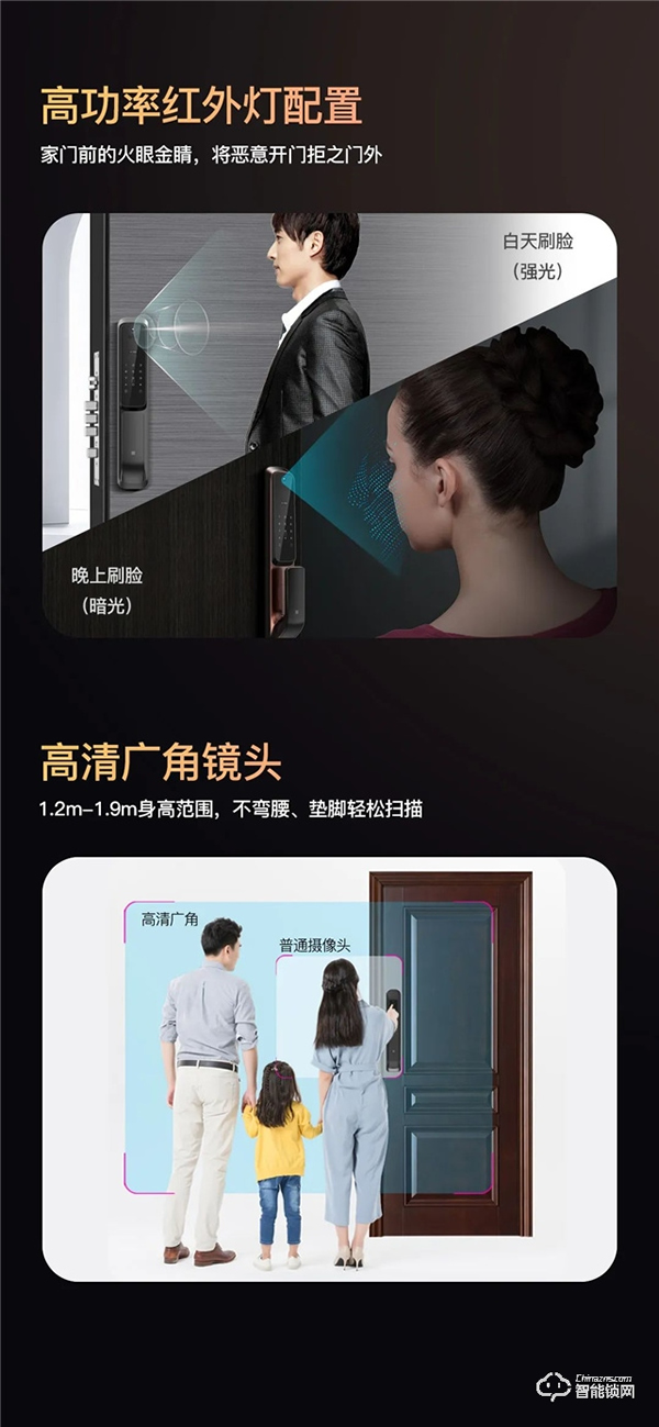 新品上市｜名门K10全自动智能锁稳，主动可视快，无感刷脸