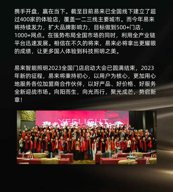 2023年易来全国门店启动大会圆满落幕